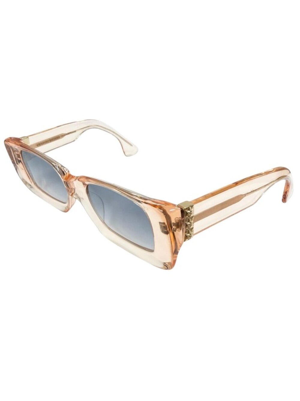 Chrome Hearts Estrel la Star Partial 925 Sterling Silver Sunglasses Clear